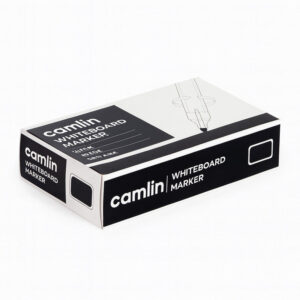 Camlin Whiteboard Marker – Black Color Bold Writing Refillable Markers (Pack of 10)