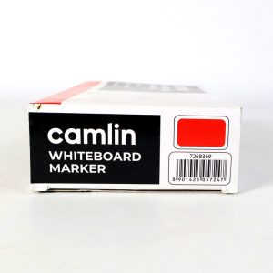 Camlin Whiteboard Marker Red – Bold Writing, Refillable Markers (Pack of 10)