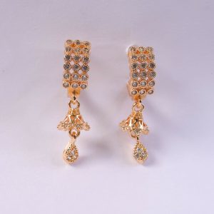 Elegant Jhumka Style Teardrop Dangle Party Wear Jewellery
