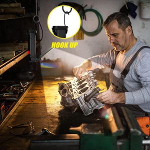 Rechargeable Adjustable Big LED Work Light (1 Pc)