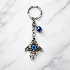 Ganesh Evil Eye Keychain for Car Keys, Bags & Spiritual Gifting