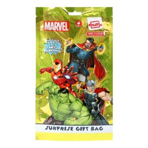 Marvel Surprise Gift Bag – Sticker Sheets, Puzzles, & Wristband for Kids