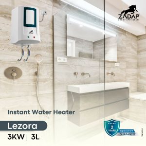 ZADAP 3kW Instant Geyser 4 Way Safety (3L)