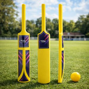 Aditi Big Cricket Kit for Boys & Girls, Cricket Set with 1 Cricket Bat, 1 Plastic Ball, Bails