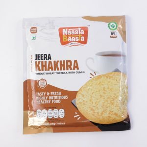 Naasta Baasta Jeera Khakhra Whole Wheat Tortilla with Cumin Crispy & Delicious Ready to Eat Snack(200gm)