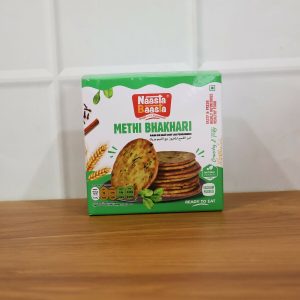 Naasta Baasta Methi Bhakhari Ready-to-Eat Crispy Fenugreek Wheat Snack (200 Gm)