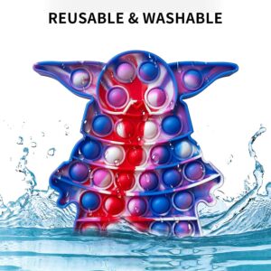 Premium Cartoon Shape Silicone Pop It Fidget Toy (1 Pc)