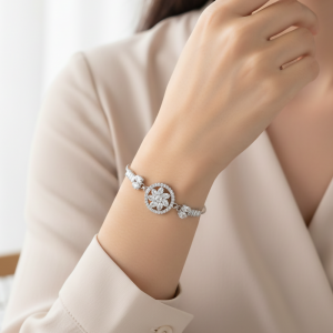 Luxury AD Floral Motif Bracelet perfect for all functions