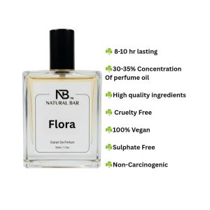 Flora Perfume Floral Citrus Fresh Long Lasting Gift (50 ml)