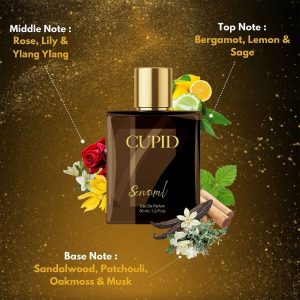 Cupid Luxury SENSUAL Perfume|Long Lasting Fresh Edp Fragrance Scent Liquid Perfume (50 Ml)