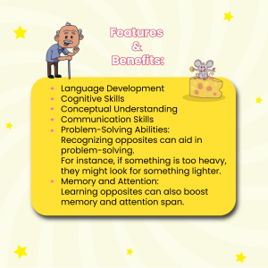 Opposites Matching Puzzle - Ages 3+ (48 cardboard puzzle pieces) Find & Match series