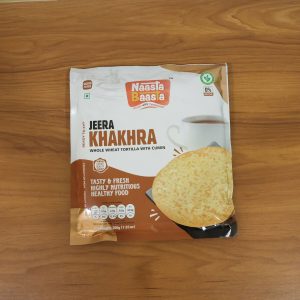 Naasta Baasta Jeera Khakhra Whole Wheat Tortilla with Cumin Crispy & Delicious Ready to Eat Snack(200gm)