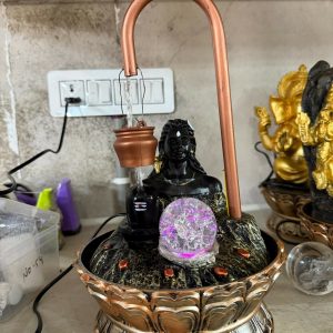 Lord Shiva Shivling LED Water Fountain for Home Temple