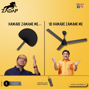 Zadap STROM High Speed BLDC Ceiling Fan with Remote