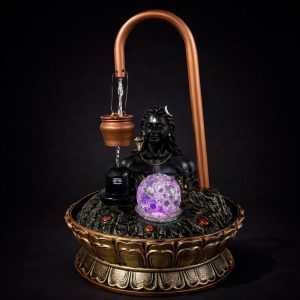 Lord Shiva Shivling LED Water Fountain for Home Temple
