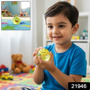 Smiley Face Sensory Light Water Ball Toy for Kids (1 Pc)