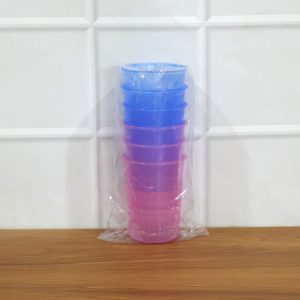 Unbreakable Plastic Drinking Glass Set of 6 (200 ML Each)