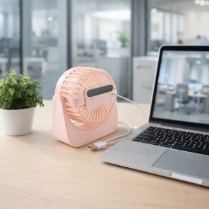 Plug and Play Silent Desktop Mini Fan with Adjustable Tilt Head (1 Pc)