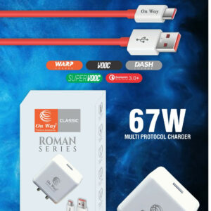 67w SUPER FAST ROMAN SERIES MICRO CHARGER ONWAY