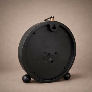 Vintage Table Clock Retro Metal Desk Clock Antique Style Decor