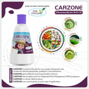 AgriVenture CARZONE ( Chlorantraniliprole 18.5% SC ) Insecticide