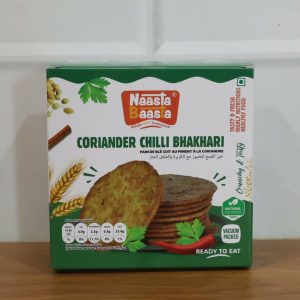 Naasta Baasta Coriander Chilli Bhakhari - Crispy Ready to Eat Snack (200 Gm)