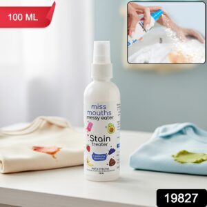 Instant Stain Remover Spray Mess & Food Stain Cleaning Solution 100ml - (1 Pc)