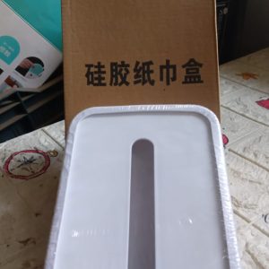 Simple Silicone Tissue Holder Cube / Cylinder Tissue Box for Bathroom, Office