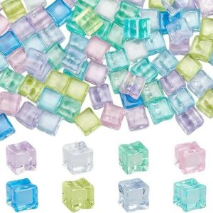 Multicolor Decorative Ice Cube Stones for Vase & Aquarium