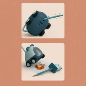 Kids Bear Fan Lamp with Night Light | Cute Table Fan for Study & Bedside