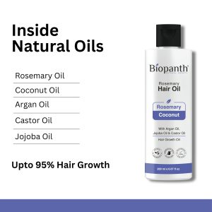 Rosemary Coconut Herbal Hair Oil with Natural Oils for Hair Care (200 ml)