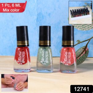 Blush Jari Mini Nail Polish (Mix Color / 6 ML / 1 Pc)