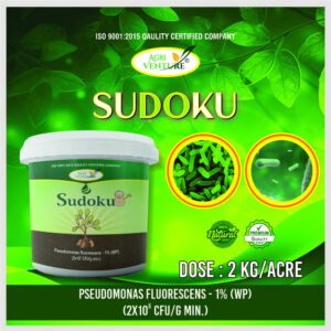 AgriVenture SUDOKU Pseudomonas Fluorescens WP Promote Plant Growth Organic  2KG