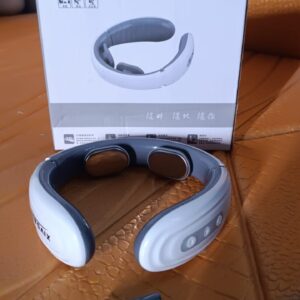 2 Heads Smart Electric Neck and Back Pulse Massager (1 Pc / Mix Design)