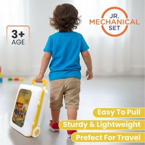 Aditi Big Plastic Luxury Tool Trolley Kit Toy with Briefcase and Accessories for Kids