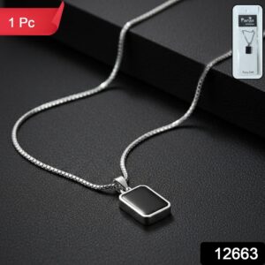 Premium Stainless-Steel Men’s Fashion Pendant Chain (1 Pc)