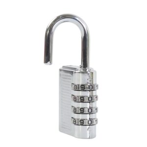 Heavy-Duty 4-Digit Resettable Combination Padlock (1 Pc)