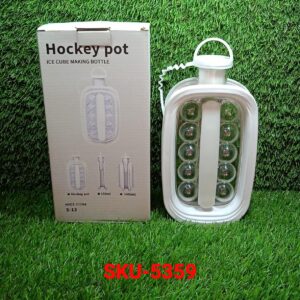 Foldable Ice Tray with Lid, 2-in-1 Ice Ball Maker