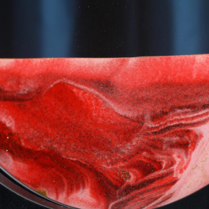 Premium Round Rotating Moving Sand Art Frame for Home & Office Décor | Mesmerizing Flowing Sand Picture with Elegant Black Stand | Relaxing Desktop Motion Showpiece for Living Room, Bedroom & Work Desk | Unique Stress-Relief Gift for All Occasions