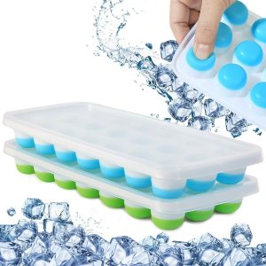 Pop it Ice tray with lid Pack of 2