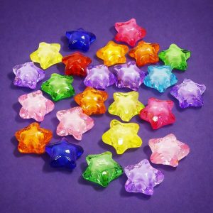 Multicolor Star Shape Decorative Stones for Vase & Aquarium