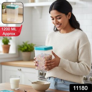 Plastic Smart Seal Food Storage Container 1200 ML Approx