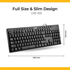 ALFA1 WIRED KEYBOARD (6 Months Brand Warranty)