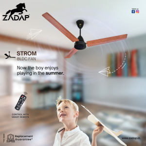 Zadap STROM High Speed BLDC Ceiling Fan with Remote