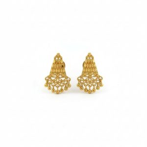 Designer Traditional Gold Tone Jhumka | Stylish Jewellery
