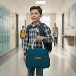 Premium Insulated Multicolor Tiffin Bag (Mix Colour/ 1Pc)