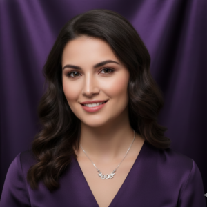 Silver Tone AD Pave Double Heart Arrow Cupid Pendant Necklace For women and girls