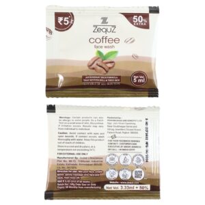 Zequz Coffee Face Wash Sachet (5 ML / 1 Pc)