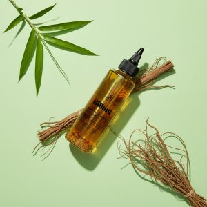 Bamboo Jatamansi Hair Oil with Methi Seeds, Gunja Seeds, Vetiver Roots & a trio of Rice Bran, Sesame & Castor Oils (200 ml)