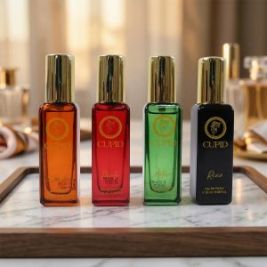 Cupid Premium Perfume Gift Set for Men Long Lasting Fragrance Collection (4x20ml)